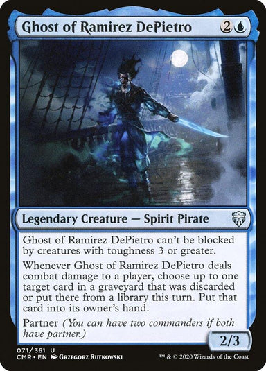 Image for Ghost of Ramirez DePietro (71) (Commander Legends) (CMR) - Magic: The Gathering