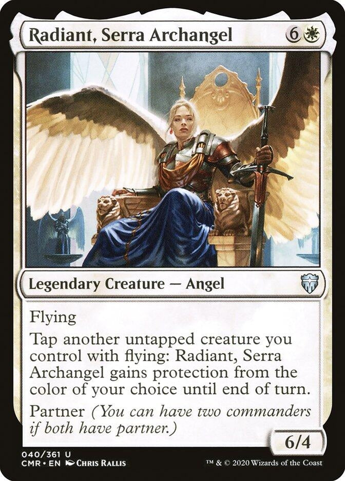 Image for Radiant, Serra Archangel (40) (Commander Legends) (CMR) - Magic: The Gathering