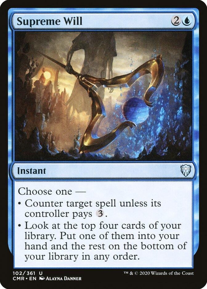Image for Supreme Will (102) (Commander Legends) (CMR) - Magic: The Gathering
