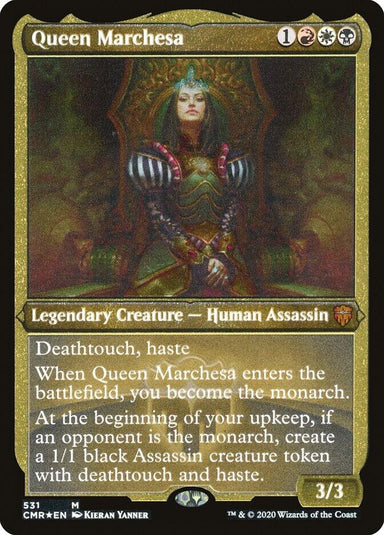Image for Queen Marchesa (Foil Etched) (531) (Commander Legends) (CMR) - Magic: The Gathering