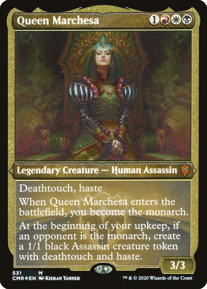 Image for Queen Marchesa (Foil Etched) (531) (Commander Legends) (CMR) - Magic: The Gathering