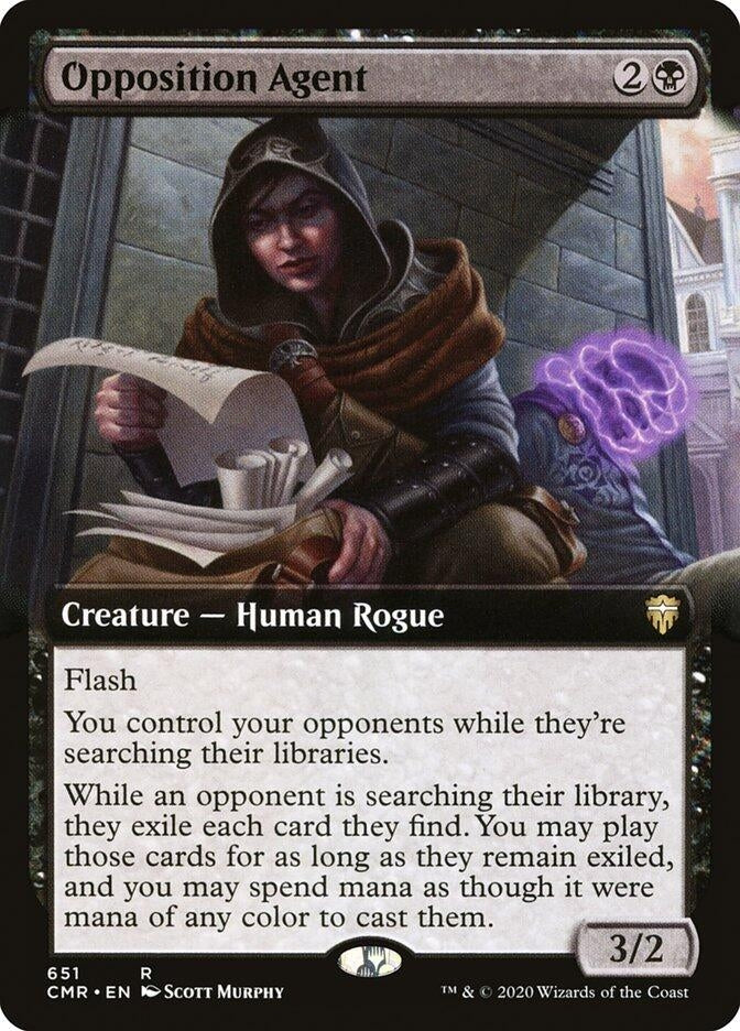 Image for Opposition Agent (Extended Art) (651) (Commander Legends) (CMR) - Magic: The Gathering