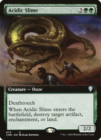 Image for Acidic Slime (Extended Art) (673) (Commander Legends) (CMR) - Magic: The Gathering