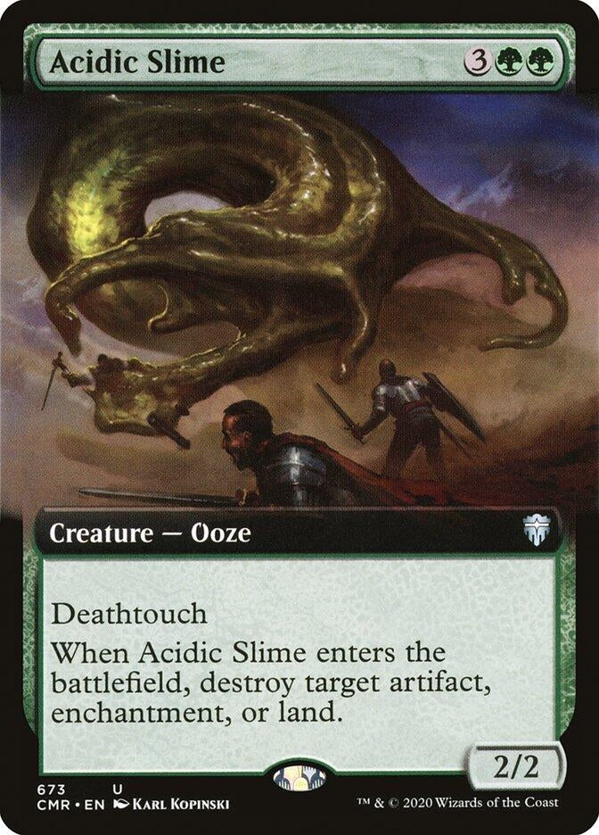 Image for Acidic Slime (Extended Art) (673) (Commander Legends) (CMR) - Magic: The Gathering