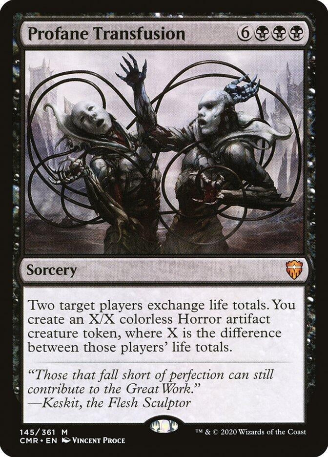 Image for Profane Transfusion (145) (Commander Legends) (CMR) - Magic: The Gathering