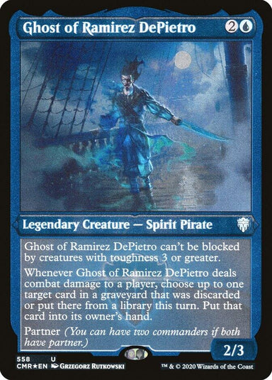 Image for Ghost of Ramirez DePietro (Foil Etched) (558) (Commander Legends) (CMR) - Magic: The Gathering