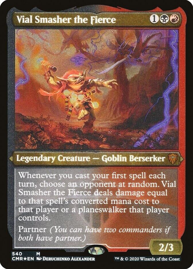 Image for Vial Smasher the Fierce (Foil Etched) (540) (Commander Legends) (CMR) - Magic: The Gathering