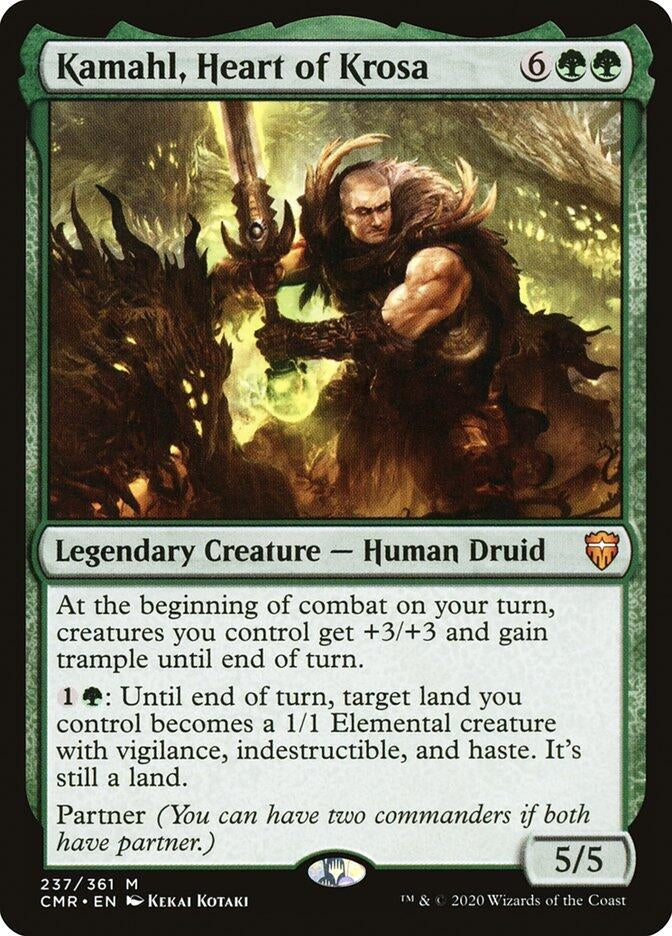 Image for Kamahl, Heart of Krosa (237) (Commander Legends) (CMR) - Magic: The Gathering
