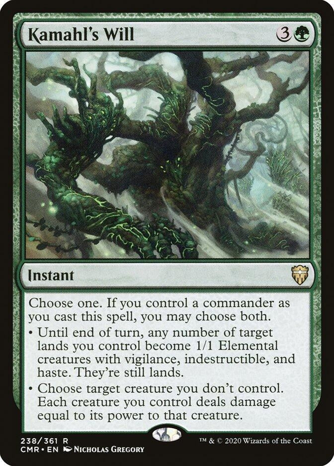 Image for Kamahl's Will (238) (Commander Legends) (CMR) - Magic: The Gathering