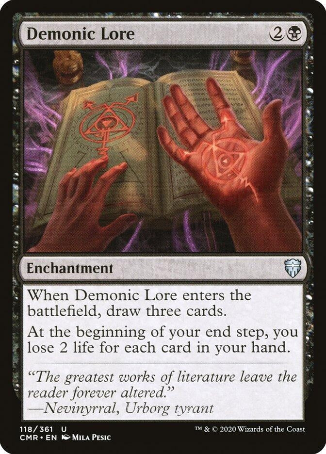 Image for Demonic Lore (118) (Commander Legends) (CMR) - Magic: The Gathering