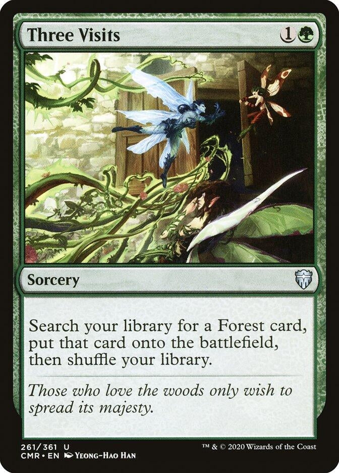 Image for Three Visits (261) (Commander Legends) (CMR) - Magic: The Gathering