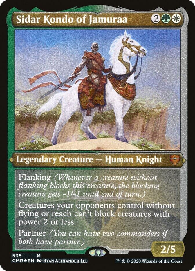 Image for Sidar Kondo of Jamuraa (Foil Etched) (535) (Commander Legends) (CMR) - Magic: The Gathering