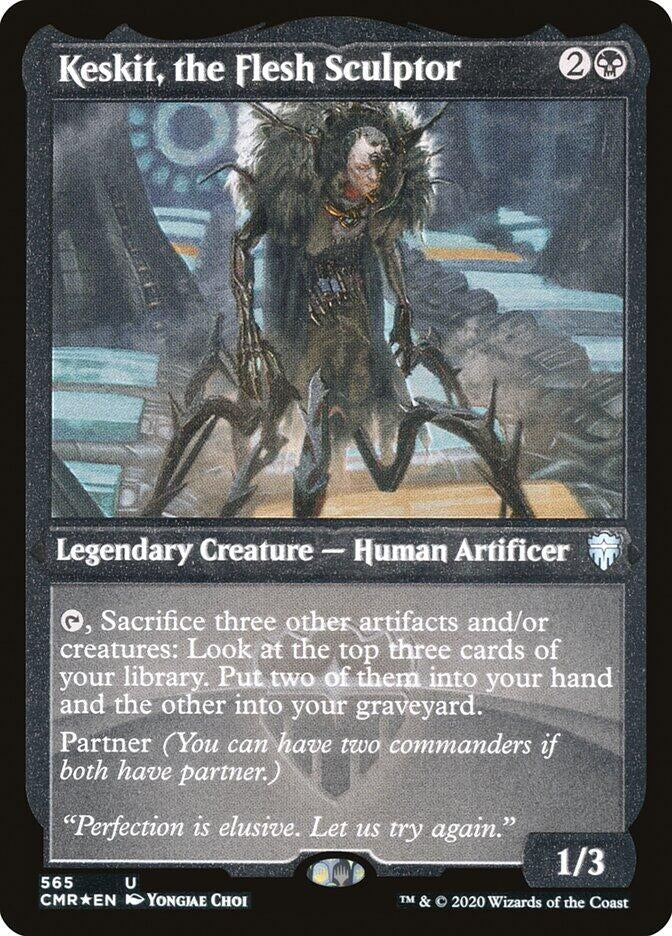 Image for Keskit, the Flesh Sculptor (Foil Etched) (565) (Commander Legends) (CMR) - Magic: The Gathering