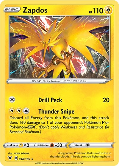 Zapdos — Card Masters