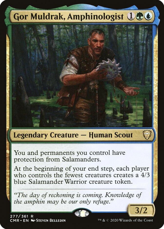 Image for Gor Muldrak, Amphinologist (277) (Commander Legends) (CMR) - Magic: The Gathering
