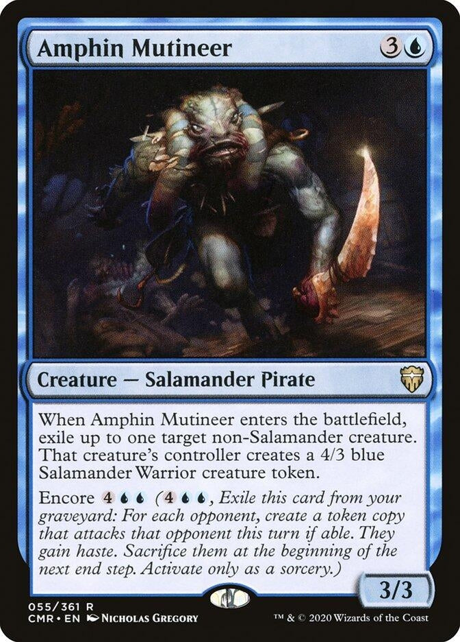 Image for Amphin Mutineer (55) (Commander Legends) (CMR) - Magic: The Gathering