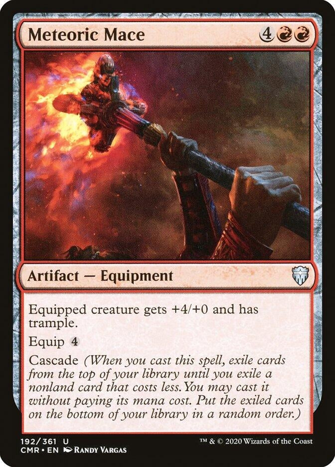 Image for Meteoric Mace (192) (Commander Legends) (CMR) - Magic: The Gathering