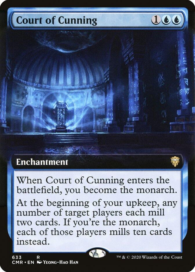 Image for Court of Cunning (Extended Art) (633) (Commander Legends) (CMR) - Magic: The Gathering