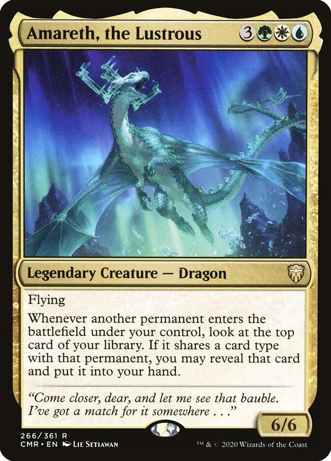 Image for Amareth, the Lustrous (266) (Commander Legends) (CMR) - Magic: The Gathering