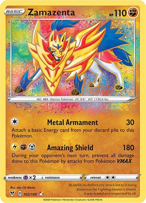Zamazenta (102/185) (SWSH04: Vivid Voltage)