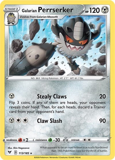 Galarian Perrserker  113/185