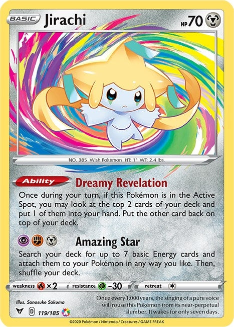 Jirachi (119/185) (SWSH04: Vivid Voltage)