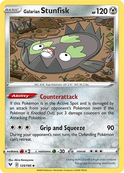Galarian Stunfisk  125/185