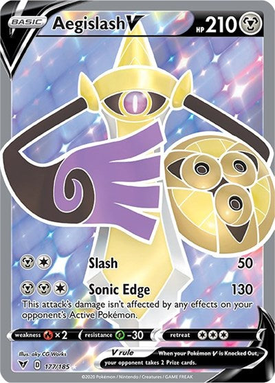 Aegislash V (Full Art)  177/185