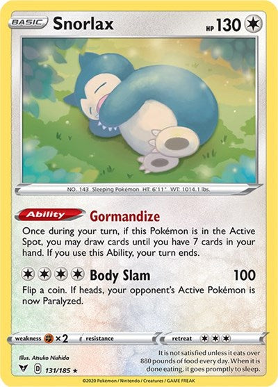 Snorlax  131/185