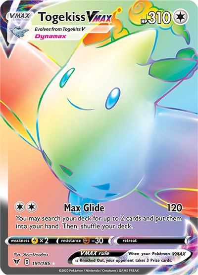 Togekiss VMAX (Secret)  191/185