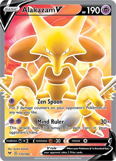 Alakazam V (Full Art)  172/185