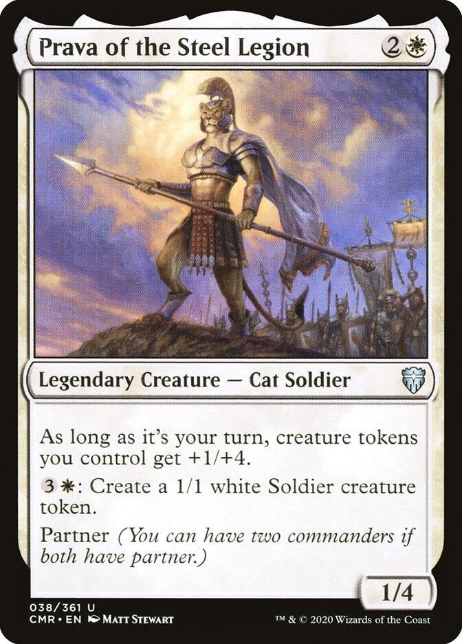 Image for Prava of the Steel Legion (38) (Commander Legends) (CMR) - Magic: The Gathering
