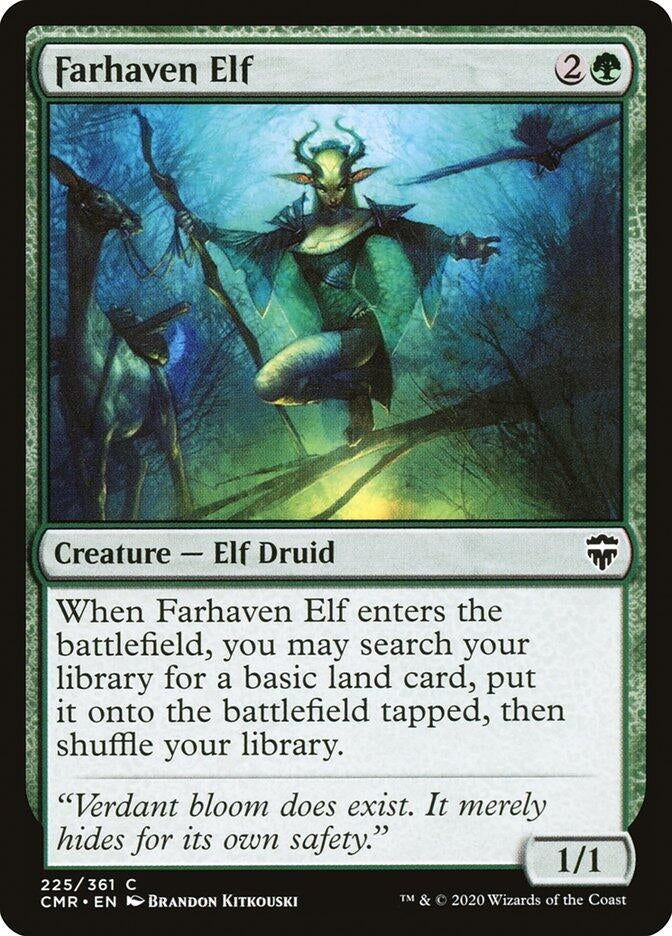 Image for Farhaven Elf (225) (Commander Legends) (CMR) - Magic: The Gathering