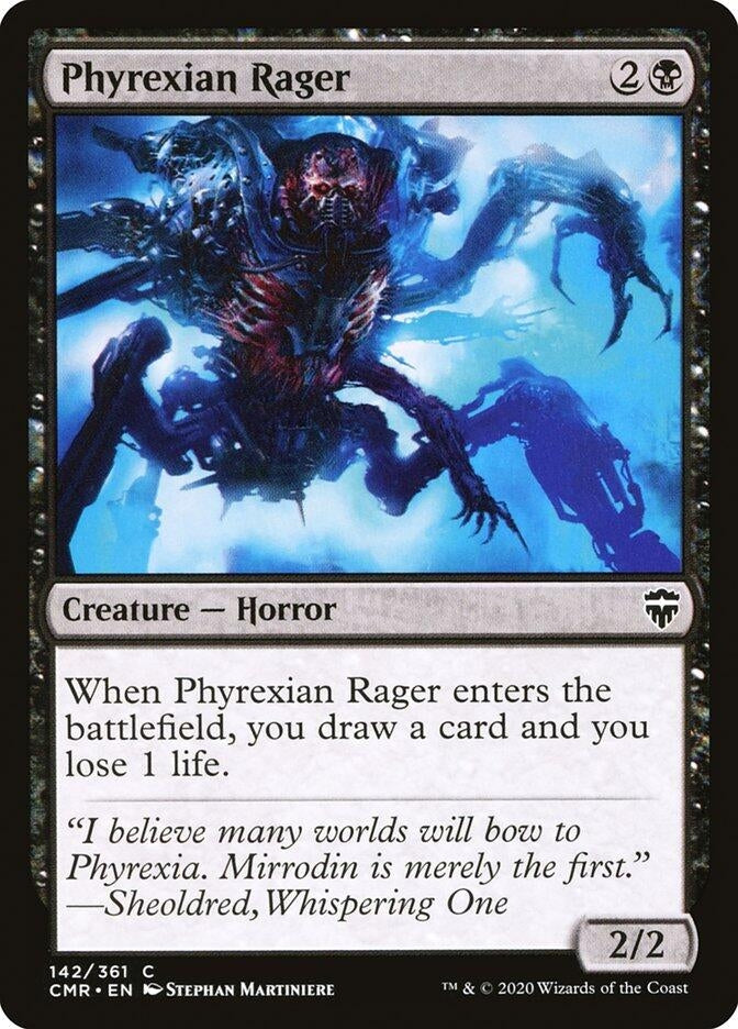 Image for Phyrexian Rager (142) (Commander Legends) (CMR) - Magic: The Gathering