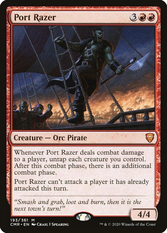 Image for Port Razer (193) (Commander Legends) (CMR) - Magic: The Gathering