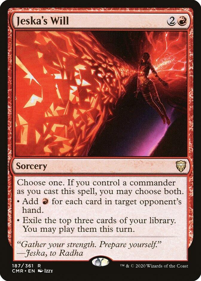 Image for Jeska's Will (187) (Commander Legends) (CMR) - Magic: The Gathering
