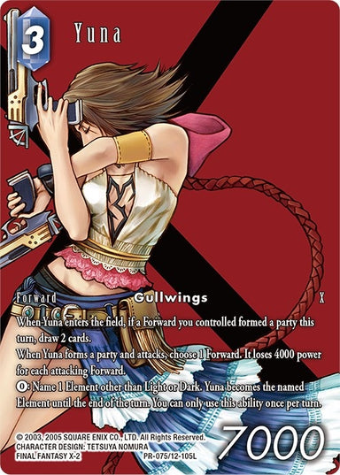 Image for Yuna (Buy A Box Promo) (PR-075/12-105L) (FF: Promo Cards) (PR) - Final Fantasy TCG
