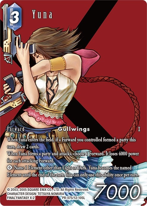 Image for Yuna (Buy A Box Promo) (PR-075/12-105L) (FF: Promo Cards) (PR) - Final Fantasy TCG