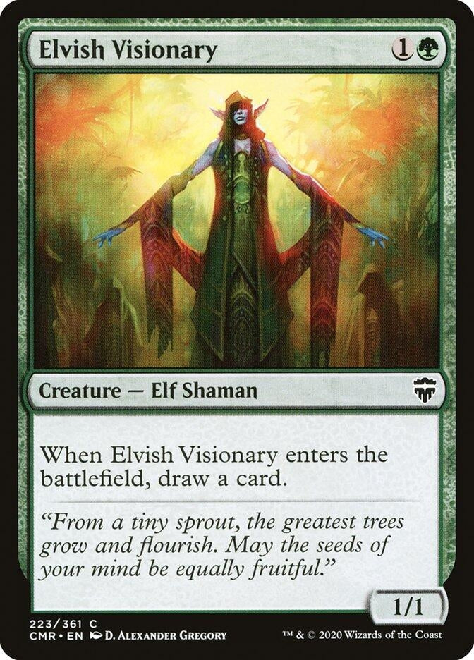 Image for Elvish Visionary (223) (Commander Legends) (CMR) - Magic: The Gathering