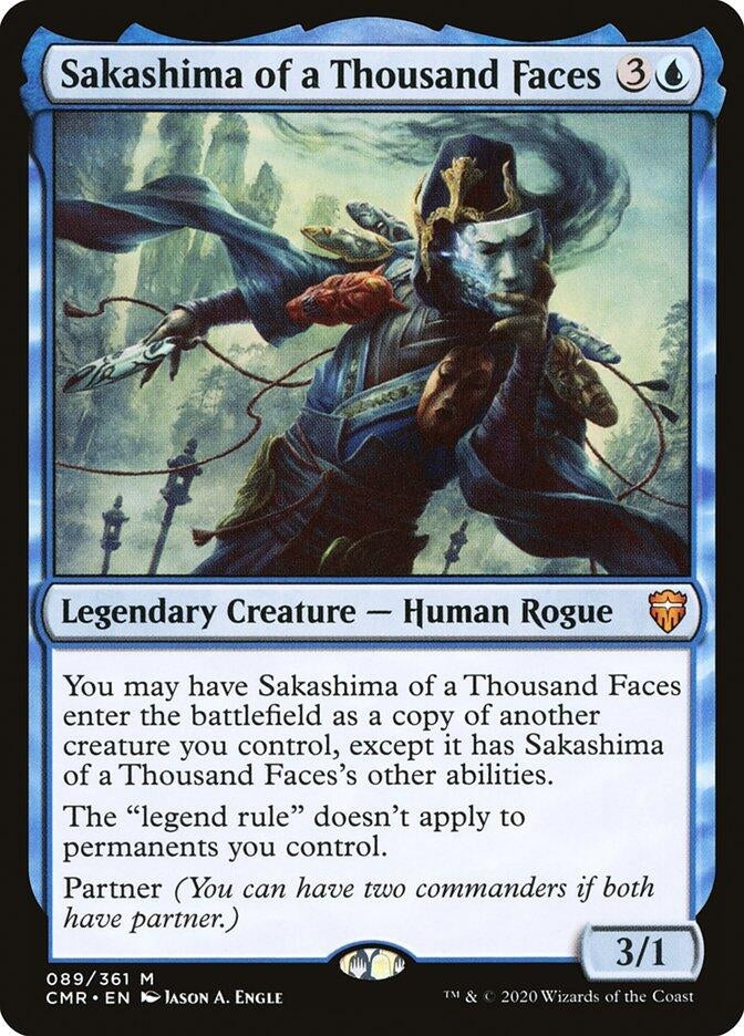 Image for Sakashima of a Thousand Faces (89) (Commander Legends) (CMR) - Magic: The Gathering
