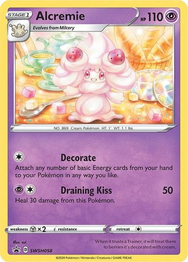 Image for Alcremie - SWSH058 (SWSH058) (SWSH: Sword & Shield Promo Cards) - Pokemon