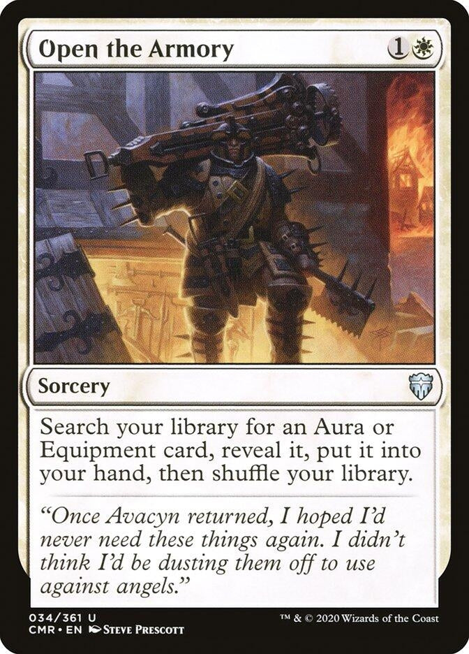 Image for Open the Armory (34) (CMR) - Magic: The Gathering