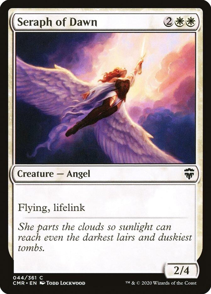 Image for Seraph of Dawn (44) (Commander Legends) (CMR) - Magic: The Gathering