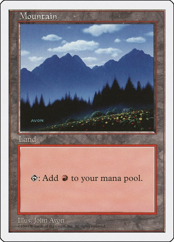 Image for Mountain (445) (445) (Fifth Edition) (5ED) - Magic: The Gathering
