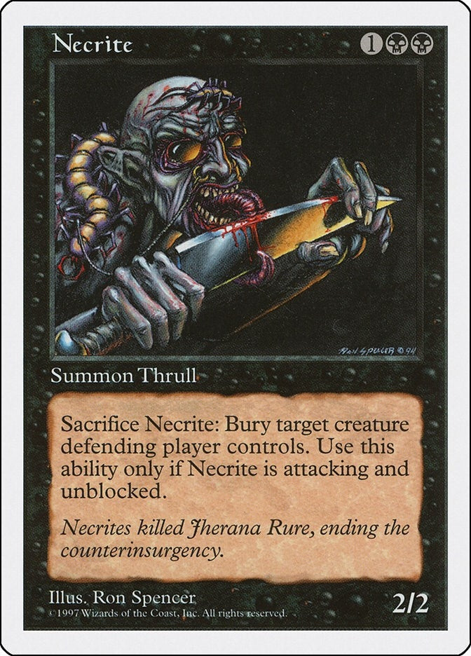 Image for Necrite (Fifth Edition) (5ED) - Magic: The Gathering
