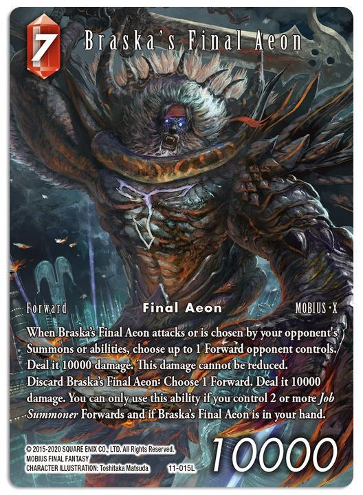 Image for Braska's Final Aeon (Full Art) (PR-084/11-015L) (FF: Promo Cards) (PR) - Final Fantasy TCG