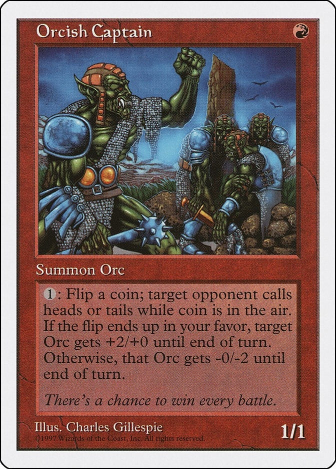 Image for Orcish Captain (Fifth Edition) (5ED) - Magic: The Gathering
