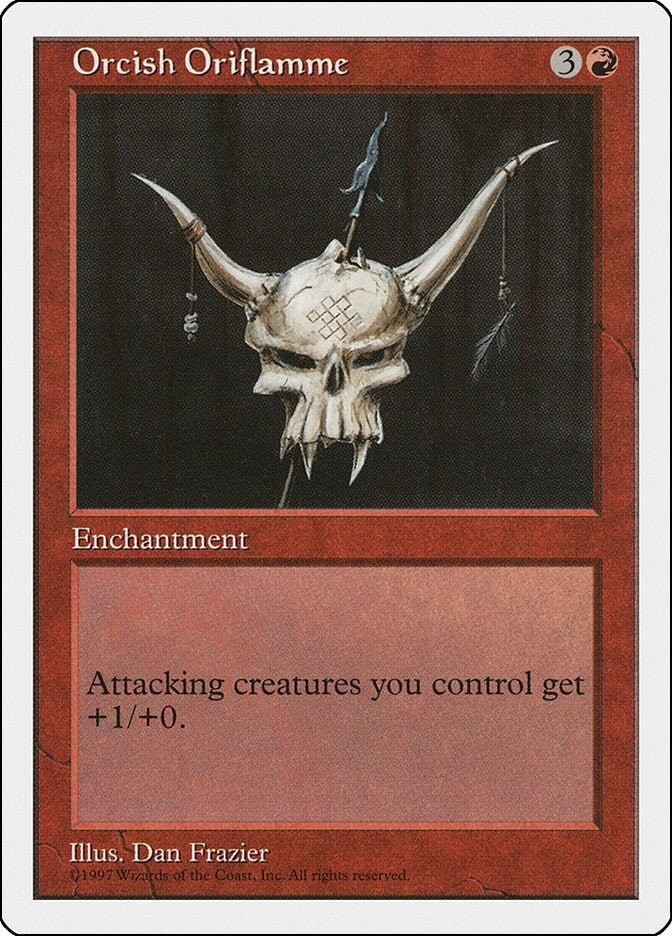 Image for Orcish Oriflamme (Fifth Edition) (5ED) - Magic: The Gathering