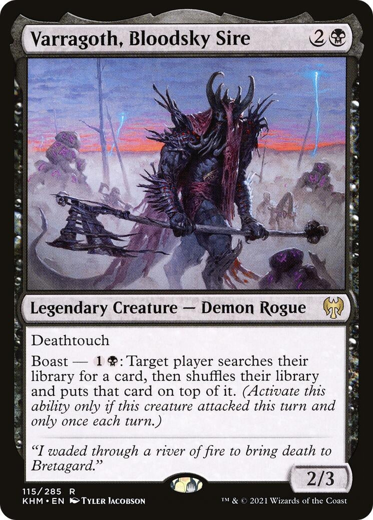 Image for Varragoth, Bloodsky Sire (115) (Kaldheim) (KHM) - Magic: The Gathering