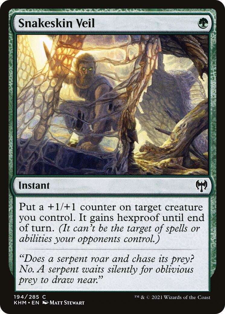 Image for Snakeskin Veil (194) (Kaldheim) (KHM) - Magic: The Gathering